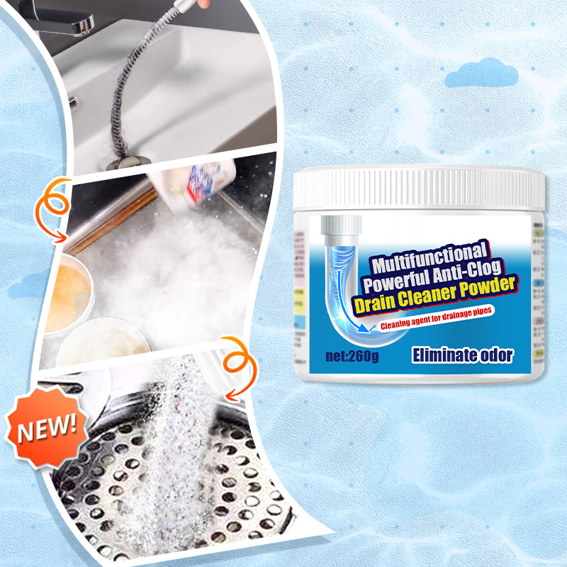⚡30K+ SOLD!Powerful Dissolving Deodorizing Floor Drain Cleaner Powder for Pipe Clearing