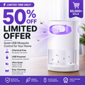🦟 50% OFF! UV Mosquito Killer Lamp – quiet, USB, chemical-free. 50K+ sold! 🔇🌙