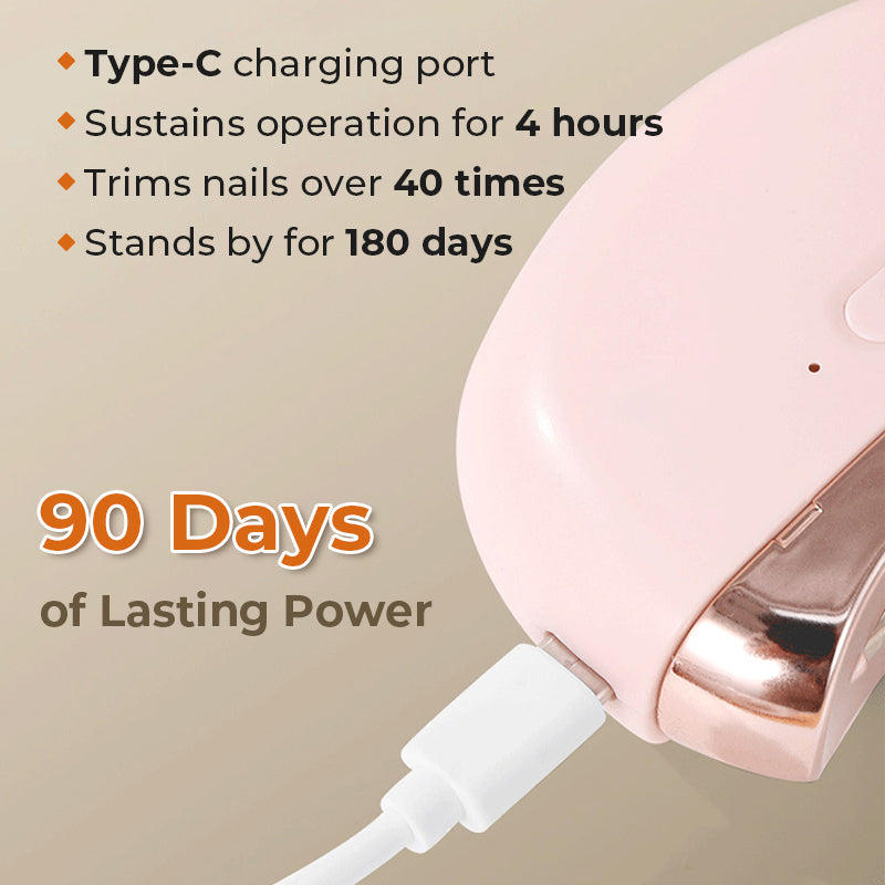 3 in 1 Automatic Electric Nail Clipper with Polishing【Safe and convenient】