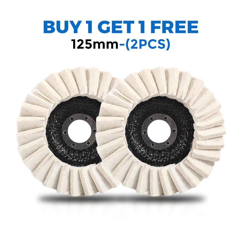 🧰BUY 2 GET 3 FREE🔧 Achieve A Mirror Finish –Wool Felt Flap Polishing Disc