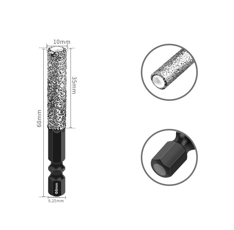🔥Hot Sale 50% OFF🔥2-in-1 Hexagonal Shank Brazing Dry Drilling Specialized Hole Opener
