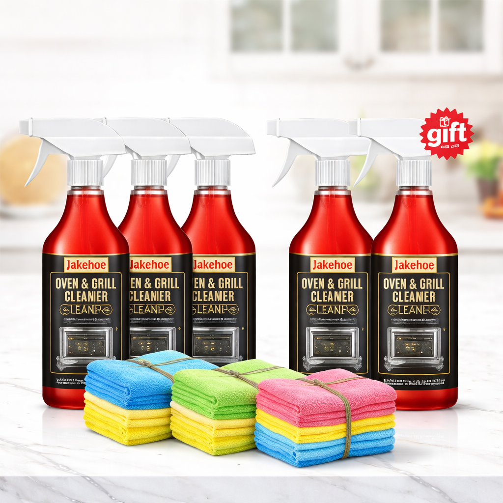 🧼 BUY 2 GET 1 FREE! ✨ Oven & Grill Cleaner Spray – Dissolves Grease in 5 Mins, No Scrubbing & Eliminates Odors 🔥  21 Reviews 4