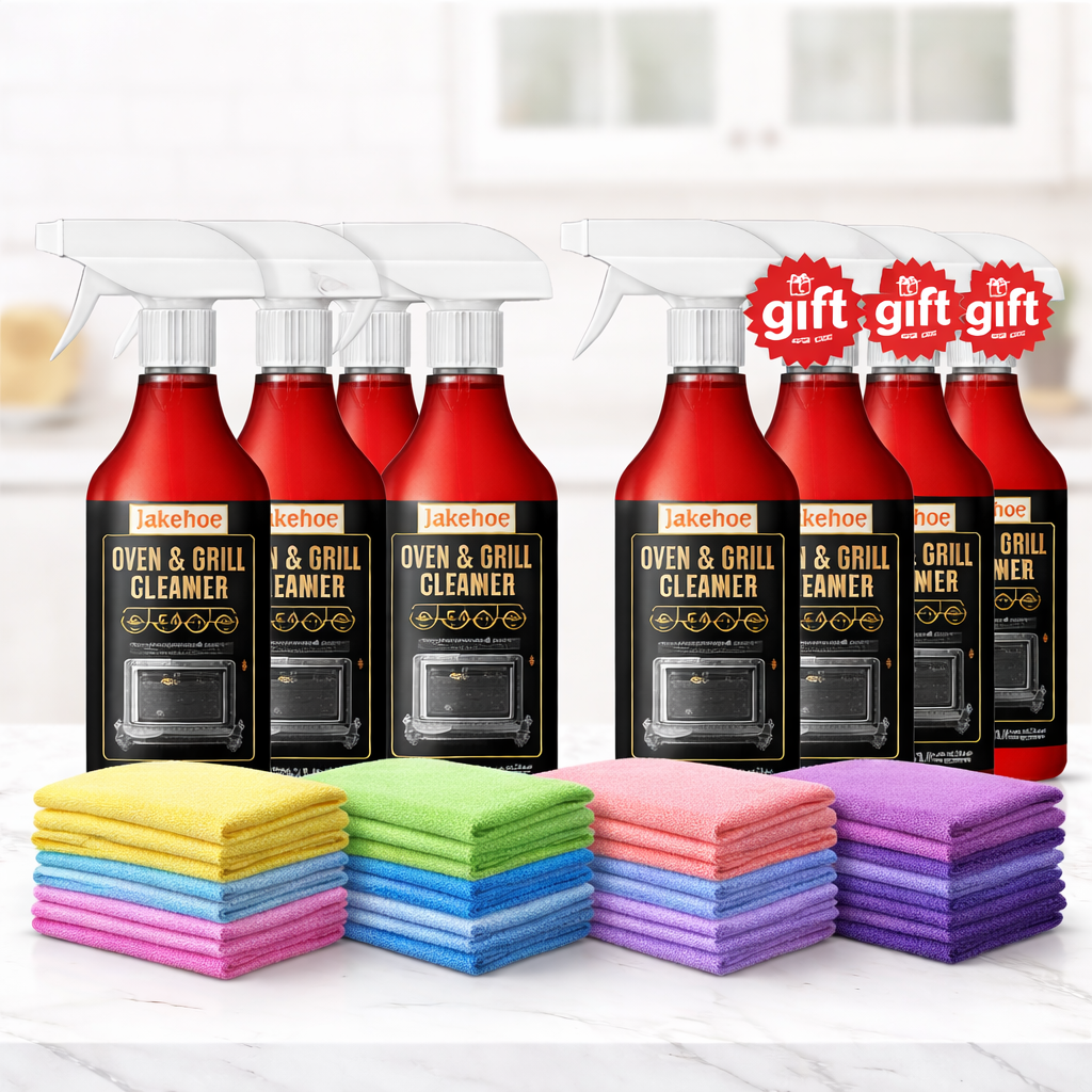 🧼 BUY 2 GET 1 FREE! ✨ Oven & Grill Cleaner Spray – Dissolves Grease in 5 Mins, No Scrubbing & Eliminates Odors 🔥  21 Reviews 4