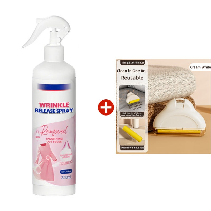 🥳2026 HOT SALE🥳💞50K+ SOLD!👔❤️‍🔥 50% OFF! Multi‑Functional Wrinkle Release Spray – Sprays away creases in minutes. Removes odours, gentle on fabrics. No ironing needed! A travel must‑have. 👕✨