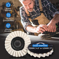 🧰BUY 2 GET 3 FREE🔧 Achieve A Mirror Finish –Wool Felt Flap Polishing Disc
