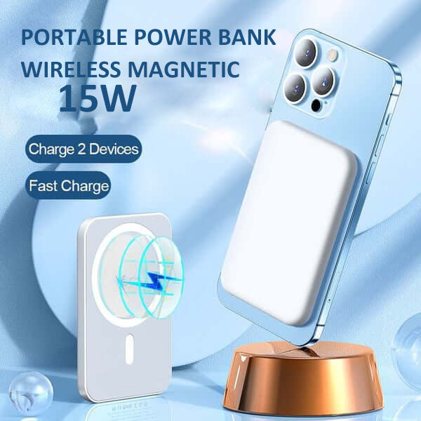 🎁Hot Sale 45% OFF🔋Fast Charge Portable Wireless Magnetic Power Bank