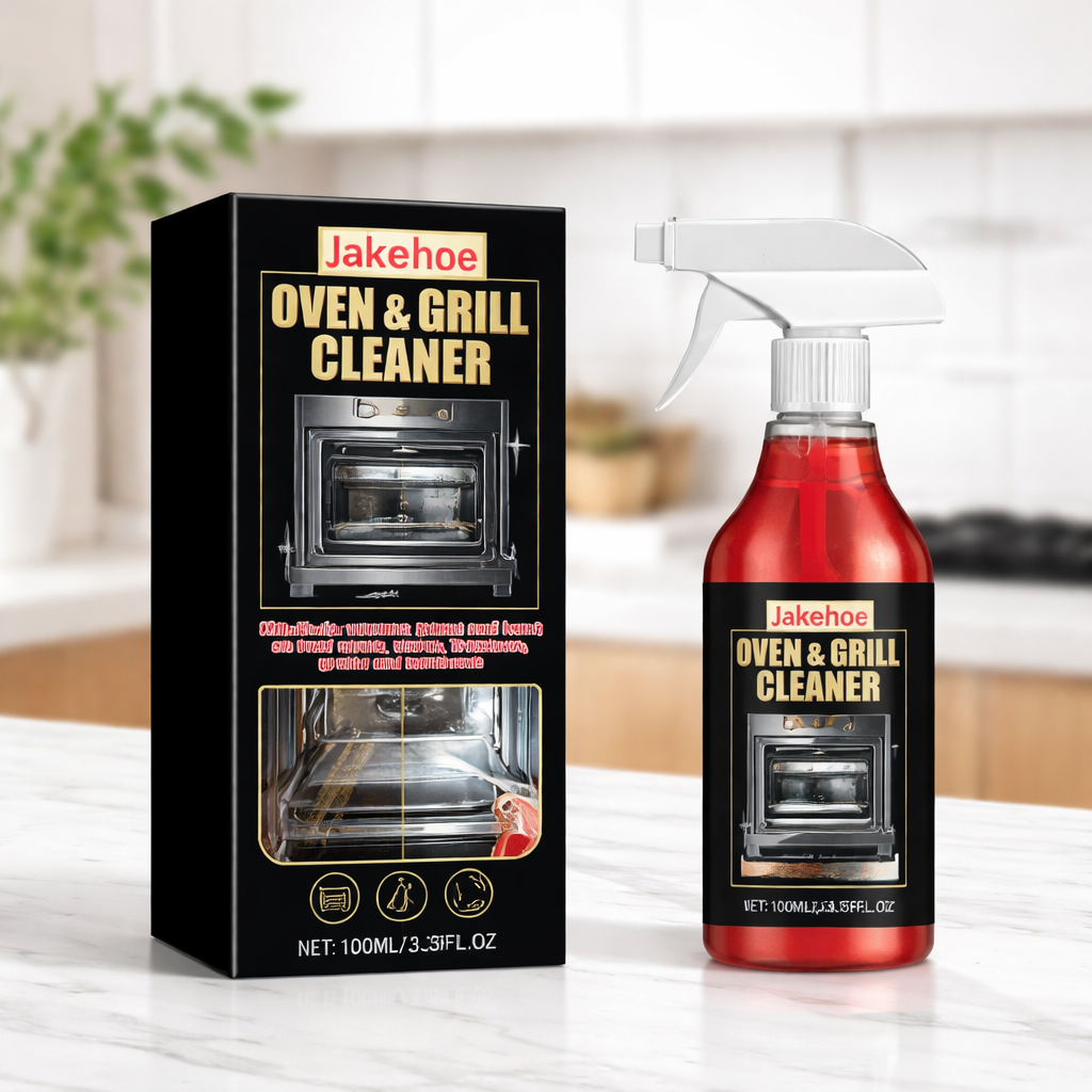 🧼 BUY 2 GET 1 FREE! ✨ Oven & Grill Cleaner Spray – Dissolves Grease in 5 Mins, No Scrubbing & Eliminates Odors 🔥  21 Reviews 4
