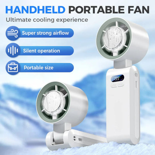 2026 Flagship 5-in-1 Foldable Handheld Cooling Fan