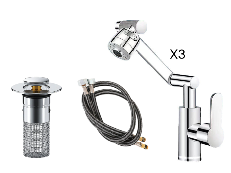 🔥2026 New Upgrade ＆ Hot Sale ＆ 50％ Off🔥360° Rotating Mechanical Arm Faucet – Flexible, Modern & Easy to Use ✨