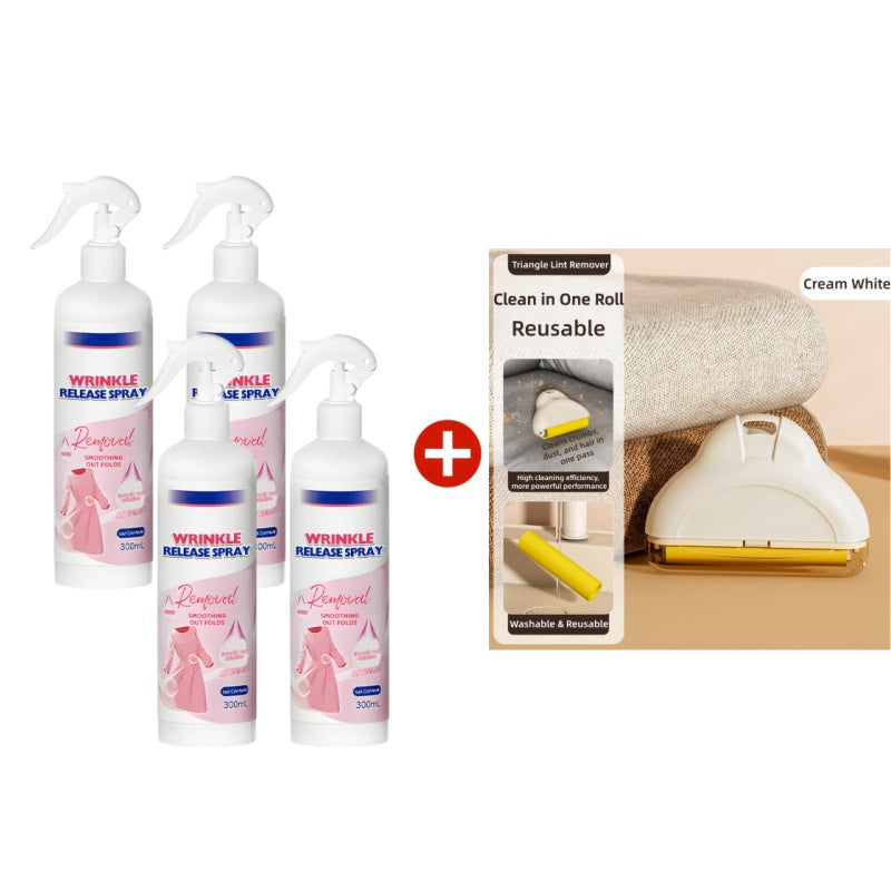 🥳2026 HOT SALE🥳💞50K+ SOLD!👔❤️‍🔥 50% OFF! Multi‑Functional Wrinkle Release Spray – Sprays away creases in minutes. Removes odours, gentle on fabrics. No ironing needed! A travel must‑have. 👕✨