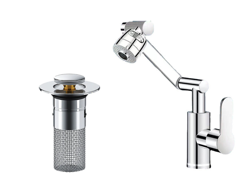 🔥2026 New Upgrade ＆ Hot Sale ＆ 50％ Off🔥360° Rotating Mechanical Arm Faucet – Flexible, Modern & Easy to Use ✨