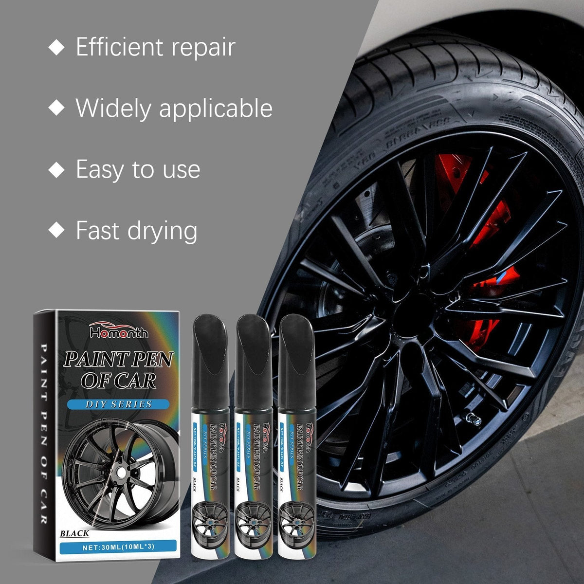 🥳2026 HOT SALE🥳💞50K+ SOLD!🛠️🚗 50% OFF! Magic Car Scratch Repair Pen – Fix rim scratches in minutes. Permanent, no‑drip formula. Includes clear coat. ✨🔧
