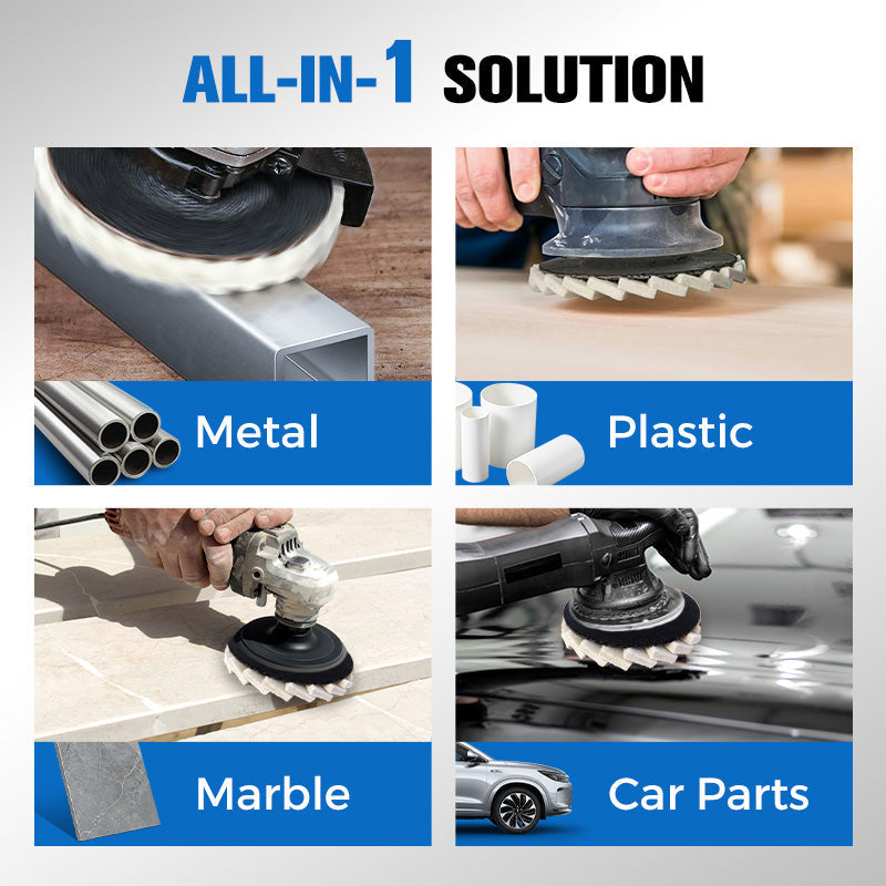 🧰BUY 2 GET 3 FREE🔧 Achieve A Mirror Finish –Wool Felt Flap Polishing Disc