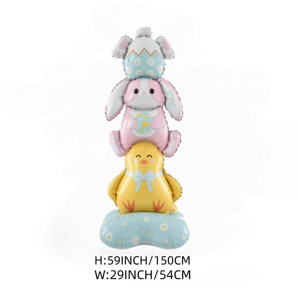 🎁Easter Early Bird Sale🐰Giant 3D Standing Bunny Balloon Self-Supporting Festive Cheer