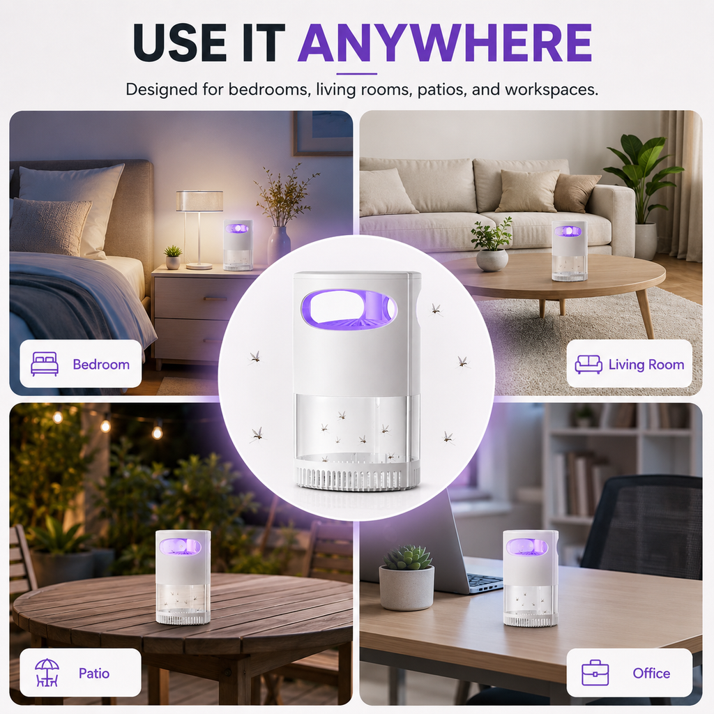 🦟 50% OFF! UV Mosquito Killer Lamp – quiet, USB, chemical-free. 50K+ sold! 🔇🌙