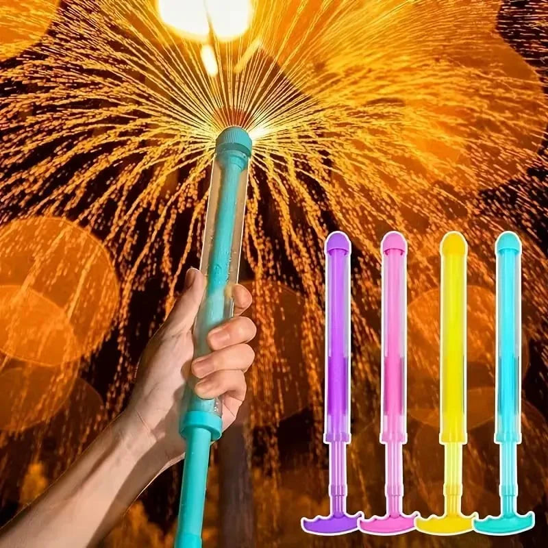 💦🎇360° Rotary Firework Water Blasters - Rapid-Fill Pump Action Pool Cannons for Summer Outdoor Games (Ages 3+)