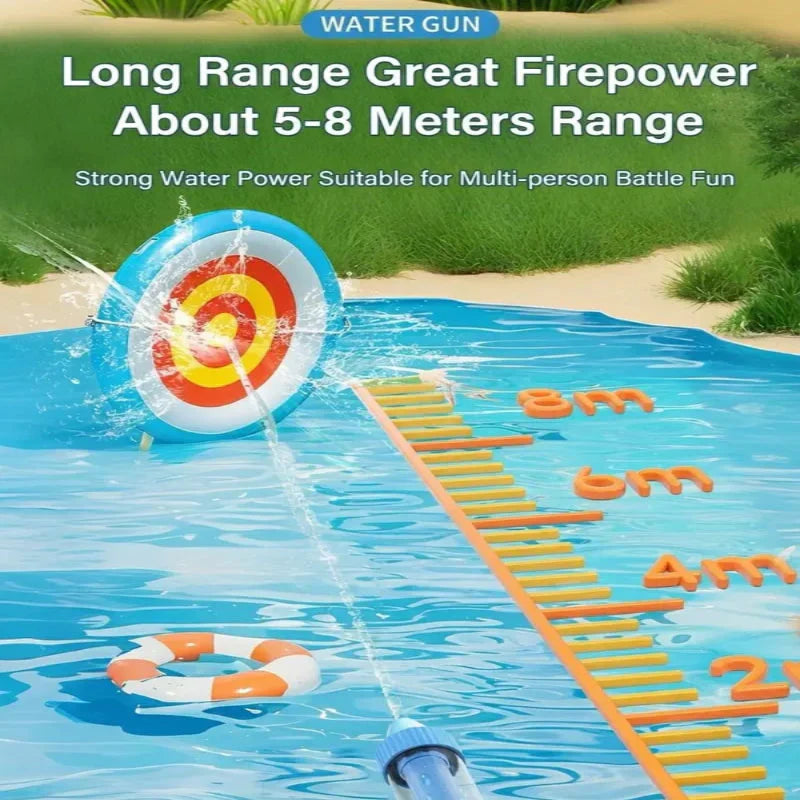 💦🎇360° Rotary Firework Water Blasters - Rapid-Fill Pump Action Pool Cannons for Summer Outdoor Games (Ages 3+)