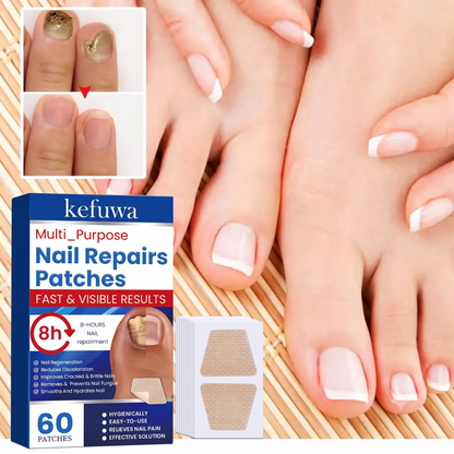 kefuwa Fungal NailRestoration Patches -Restore Clear, HealthyNails Discreetly