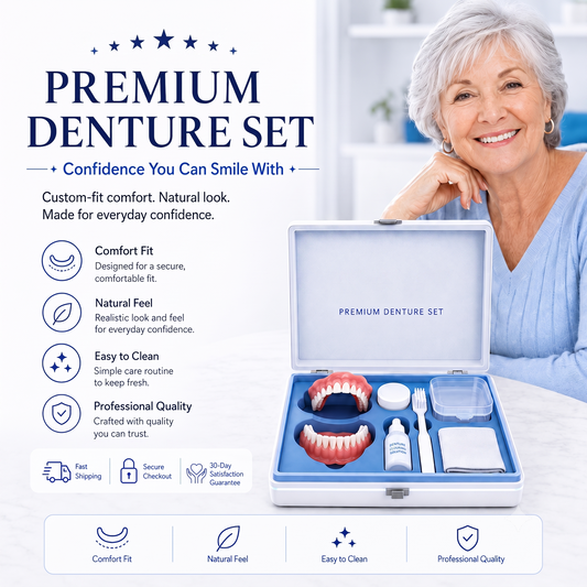 Custom-Fit Dentures for Everyday Comfort