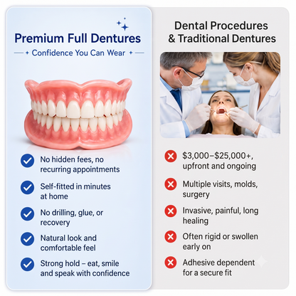 Custom-Fit Dentures for Everyday Comfort