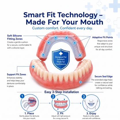 Custom-Fit Dentures for Everyday Comfort
