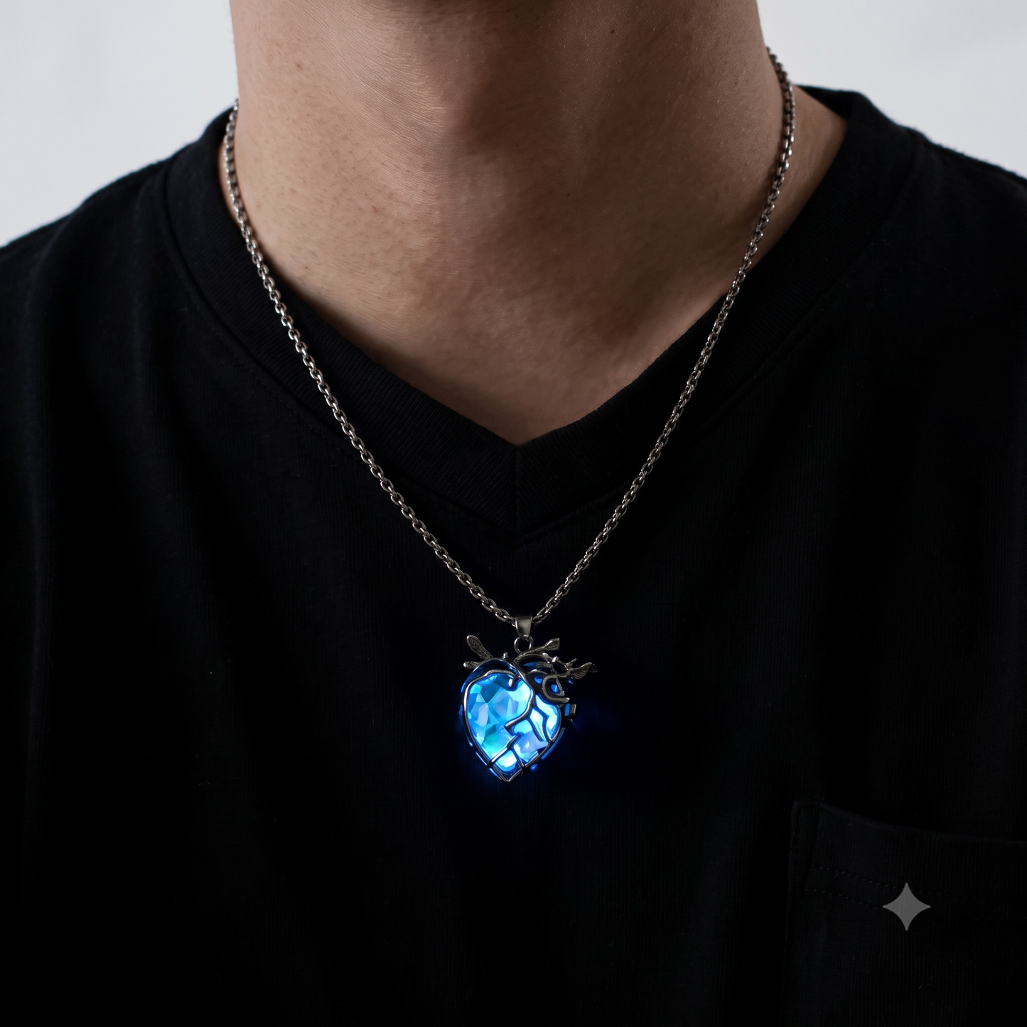✨New "Heartbeat" Statement Piece — Breathing Handmade Crystal Heart Necklace🫀