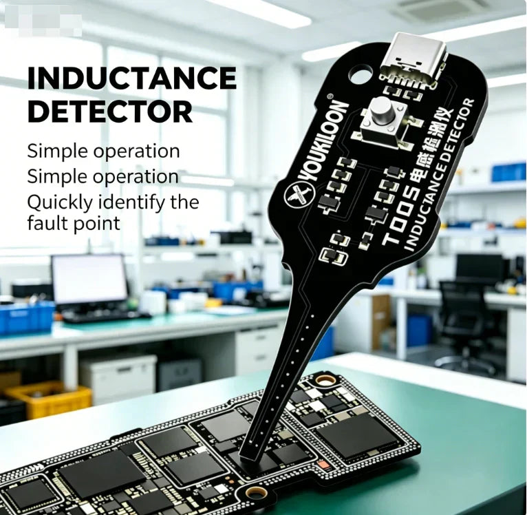 🥳2026 HOT SALE🥳💞50K+ SOLD!💡⚙️ 50% OFF! In-Circuit Inductor Tester – One-button simplicity, clear indicator. Non-contact, rapid diagnosis. A must-have for electronics repair. 📟🕊️