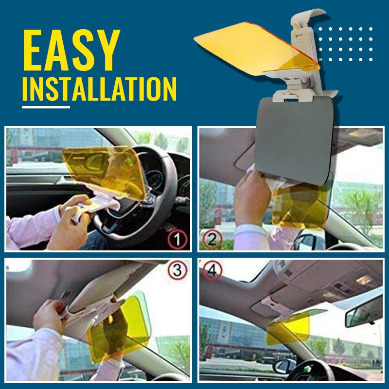 🚗Hot Sale 50% OFF🎁2 in 1 Anti-glare Filter