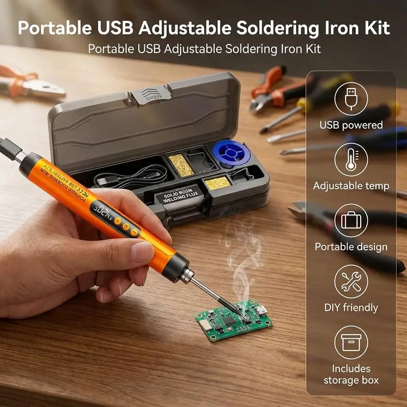 🎁✨ Tragbares elektrisches Polier- & Schleifset – Perfekt für alle Oberflächen! ✨🔧