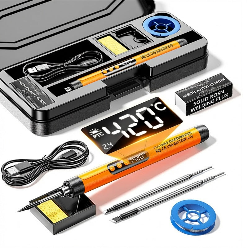 🎁✨ Tragbares elektrisches Polier- & Schleifset – Perfekt für alle Oberflächen! ✨🔧
