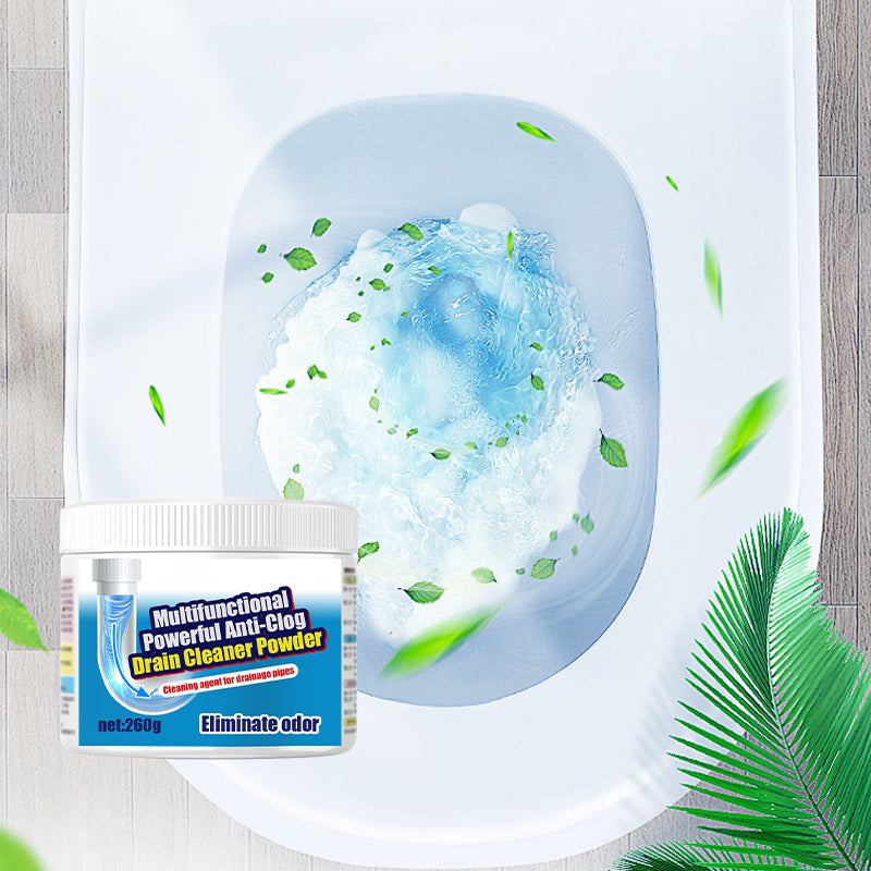 ⚡30K+ SOLD!Powerful Dissolving Deodorizing Floor Drain Cleaner Powder for Pipe Clearing