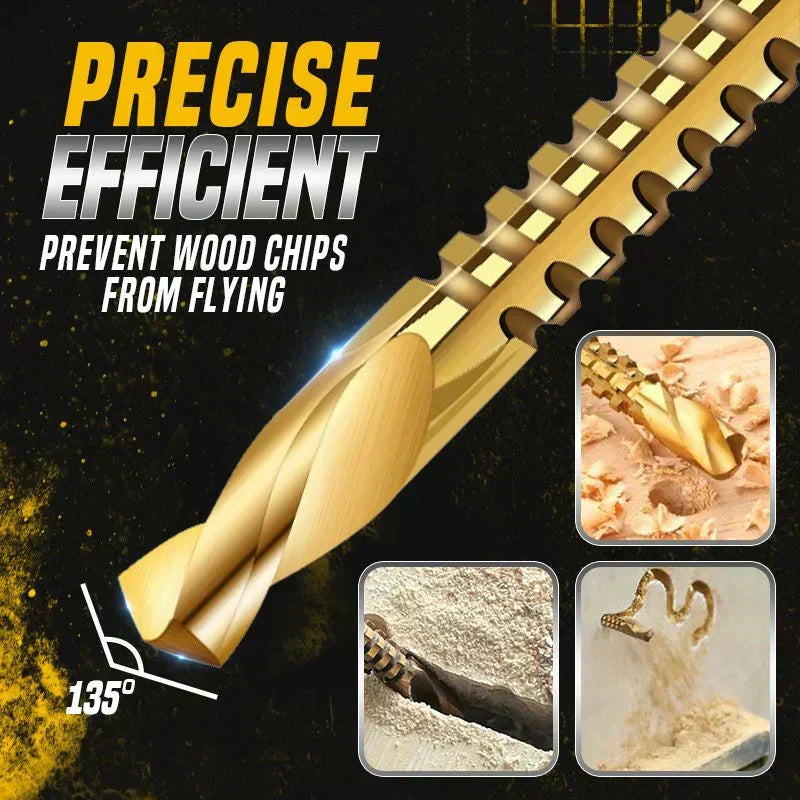 🔩 BUY 2 GET 1 FREE! ⚙️ Twist Drill Bit Set – High-Speed Steel, Titanium-Coated & Multi-Material Ready 🧰