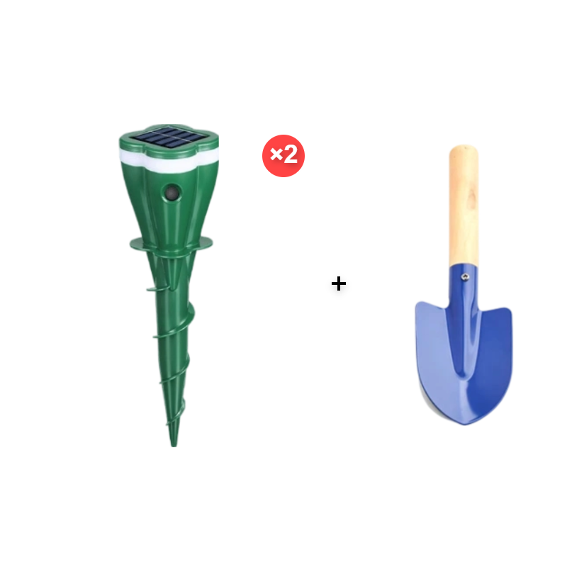🌸Spring Sale 50% OFF☘️Solar Powered Waterproof Screw Mole Repellent