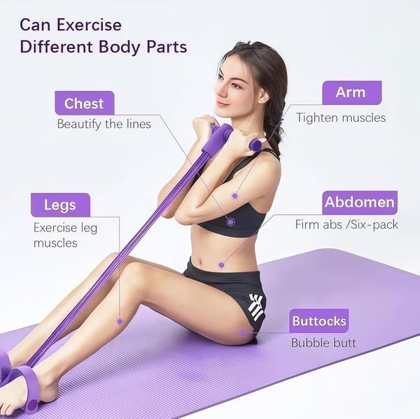 🦵 50% OFF NOW! 🚴 8-Tube Pedal Resistance Device – Full-Body Workout, Adjustable & Home Fitness 🏋️