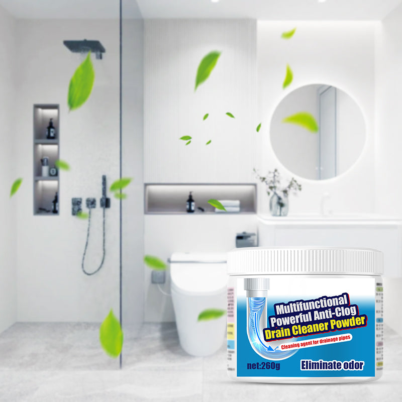 ⚡30K+ SOLD!Powerful Dissolving Deodorizing Floor Drain Cleaner Powder for Pipe Clearing