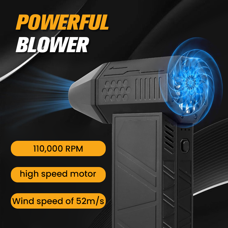 🥳2026 HOT SALE🥳💞50K+ SOLD!🏠🔋 50% OFF! Powerful Handheld Blower – 110,000 RPM, cordless & rechargeable. Blow dust off shelves, dry wet patios, clean car crevices. Your new favourite tool. 🛠️✨