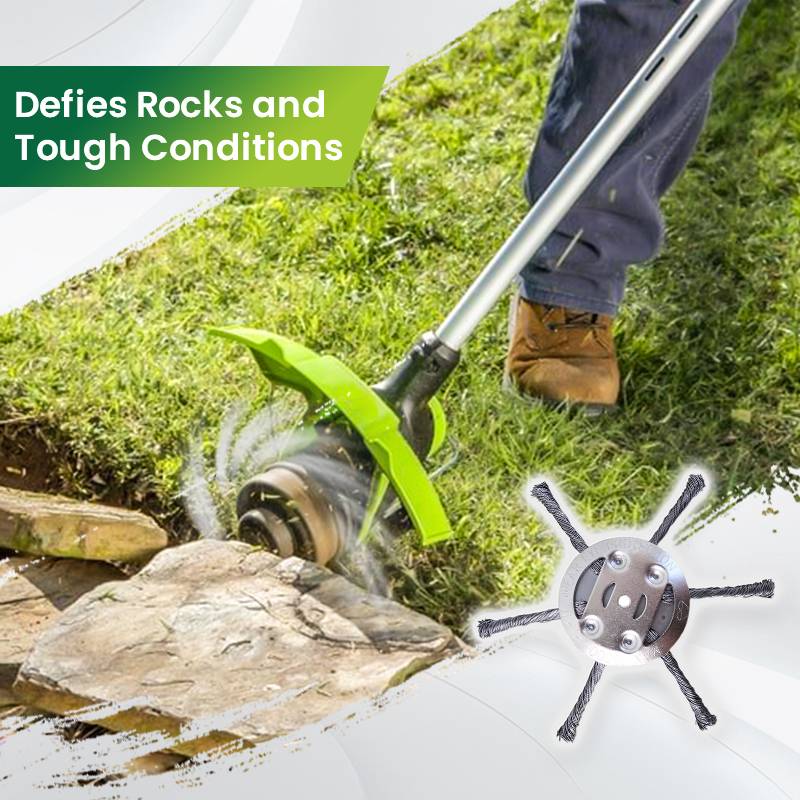 🔥50% OFF!🔥🔥Thread trimmer replacement head，Steel wire grass cutting head🌿