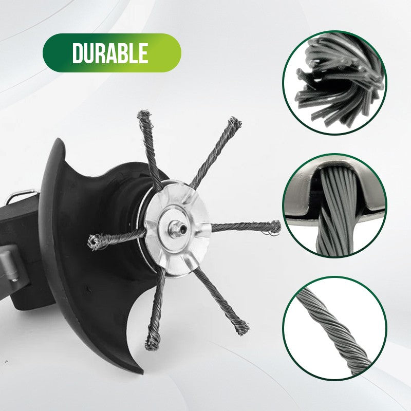🔥50% OFF!🔥🔥Thread trimmer replacement head，Steel wire grass cutting head🌿