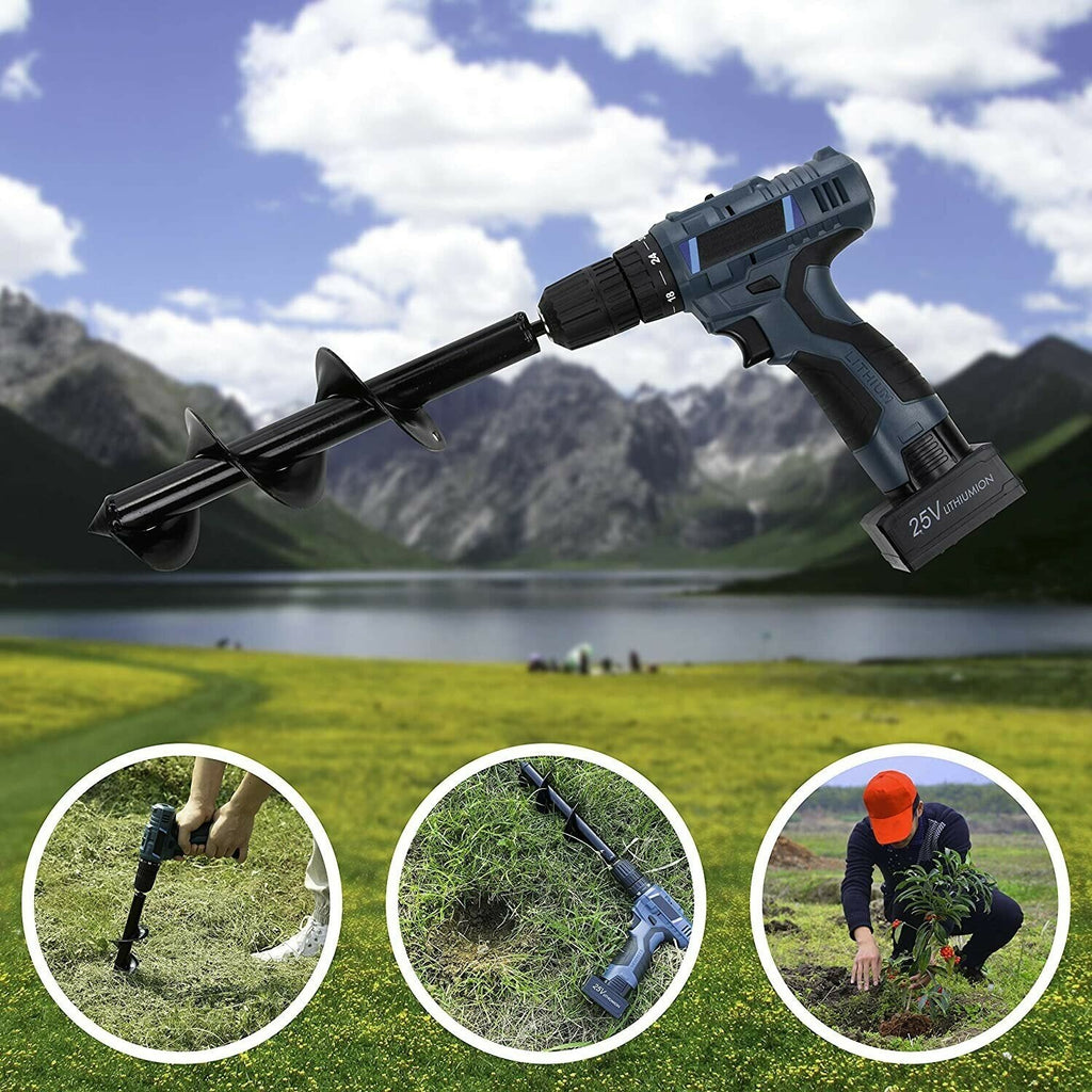 🎁Hot Sale 50% OFF⏳Easy Gardening Auger Spiral Drill Bit🌱