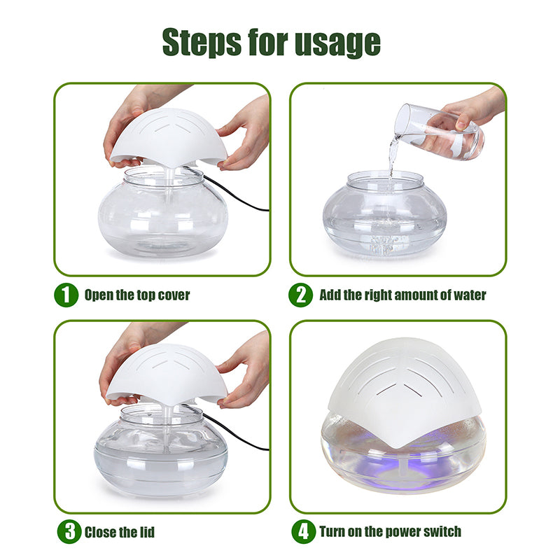 🌫️✨ Fog-Free Air Humidifier & Purifier 🌿 Portable Design 🚚