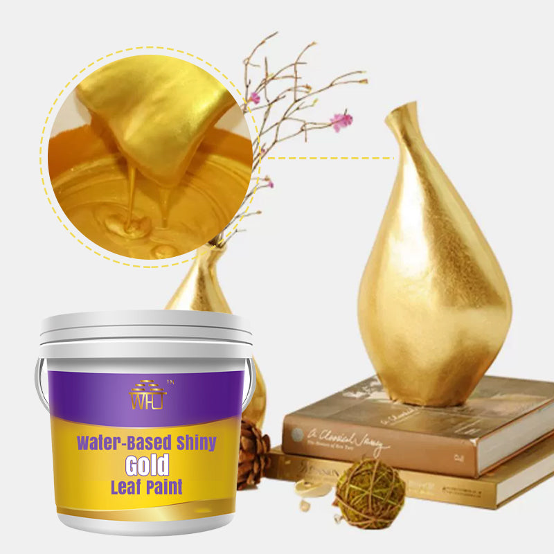 Water-Based Shiny Gold Leaf Paint