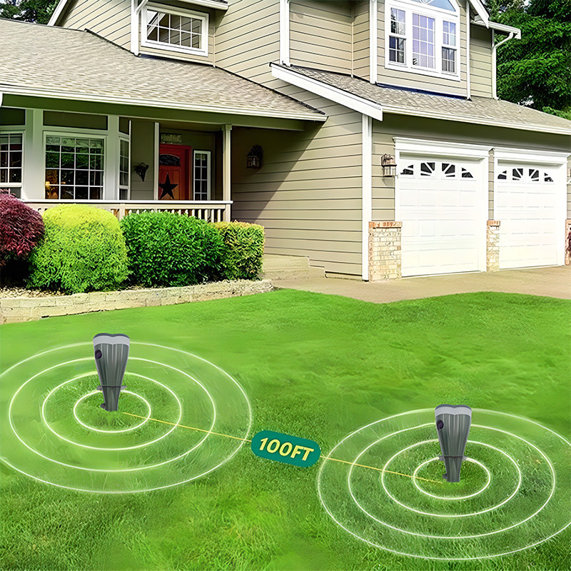 🌸Spring Sale 57% OFF☘️Outdoors Solar Powered Waterproof Screw Mole Repellent