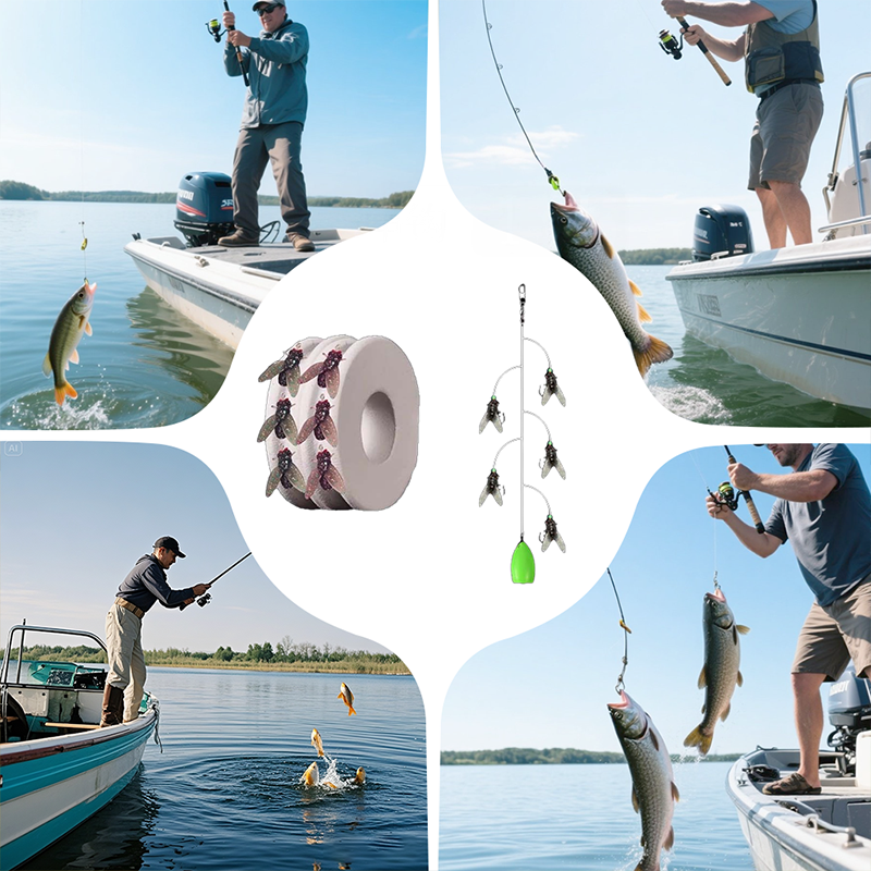 🔥Hot Sale 50% Off💥Multi-Hook Artificial Fly Fishing Lure Set