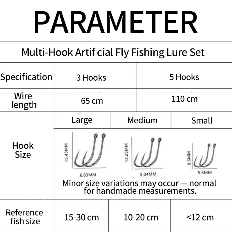 🔥Hot Sale 50% Off💥Multi-Hook Artificial Fly Fishing Lure Set