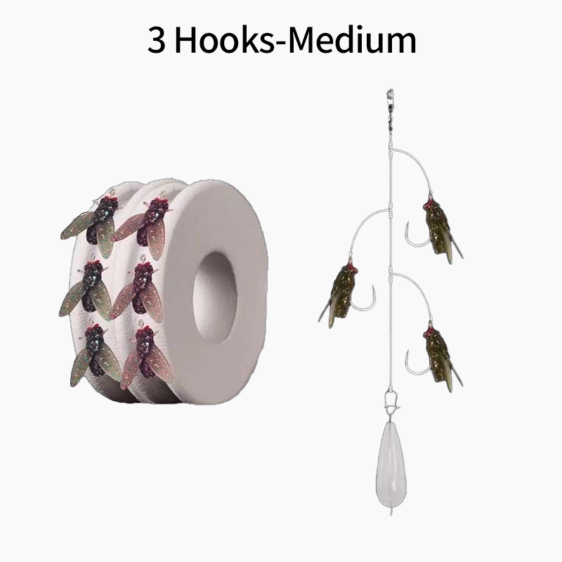 🔥Hot Sale 50% Off💥Multi-Hook Artificial Fly Fishing Lure Set