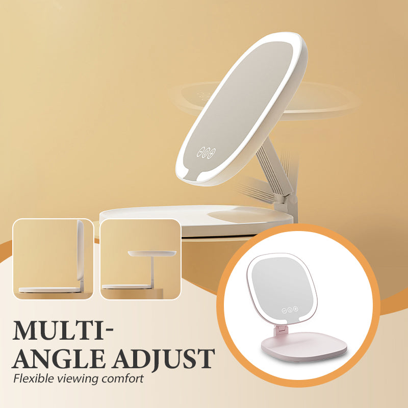 LED Folding High-Definition Makeup Mirror