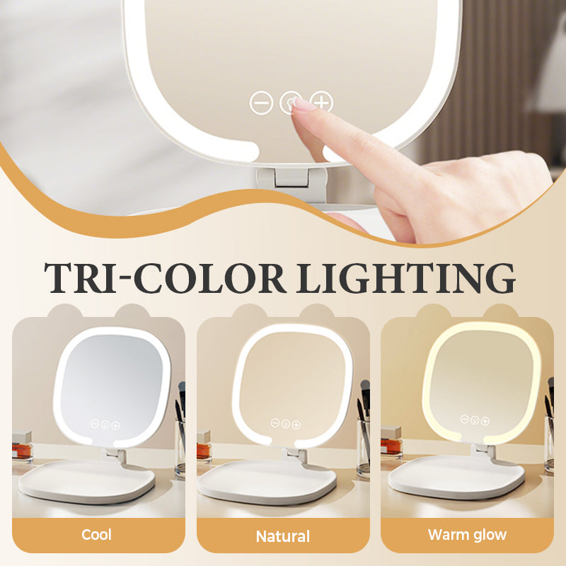 LED Folding High-Definition Makeup Mirror