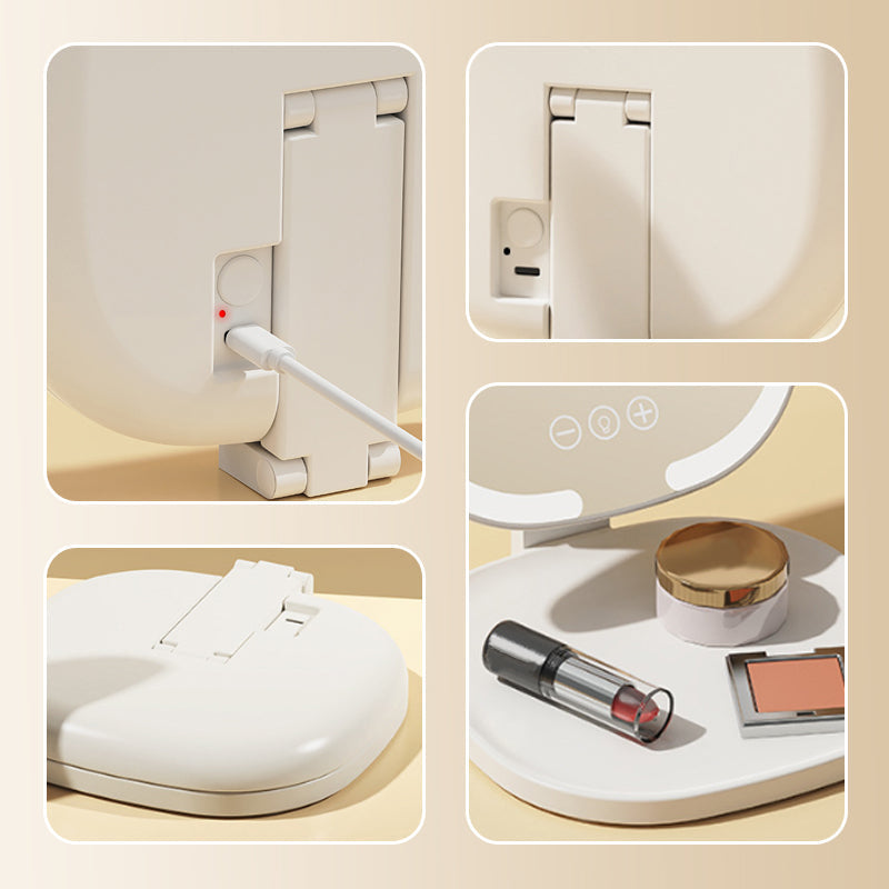 LED Folding High-Definition Makeup Mirror