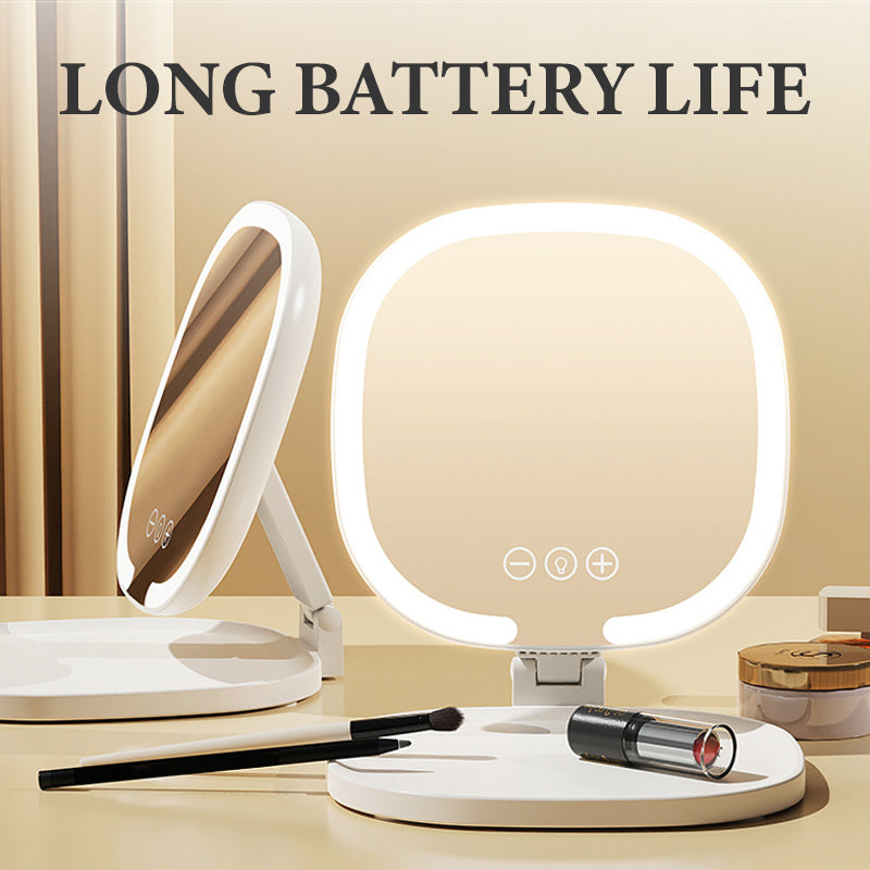 LED Folding High-Definition Makeup Mirror