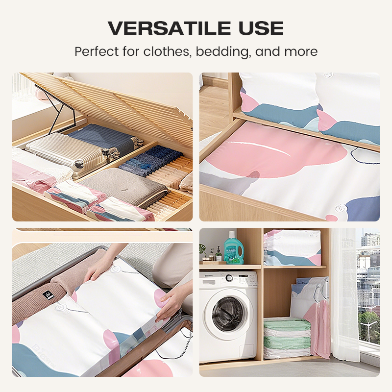⏳ Limited-Time Sale 🔥Buy 1 Get 1 Free   Pump-Free Vacuum Compression Bags, Large Size